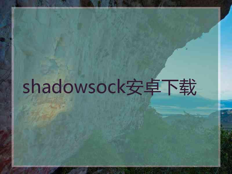 shadowsock安卓下载