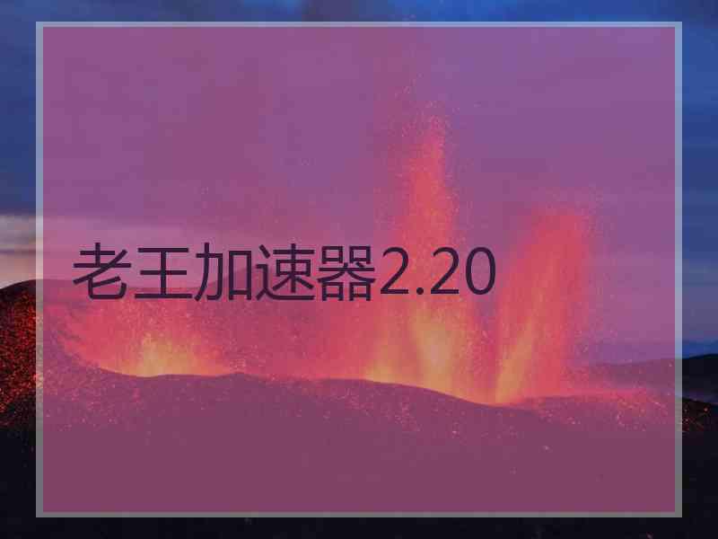 老王加速器2.20