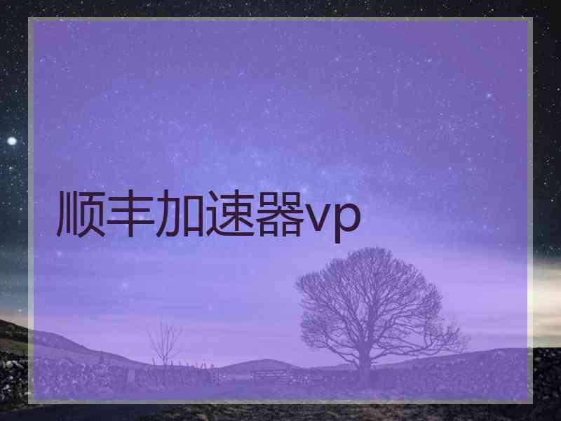 顺丰加速器vp