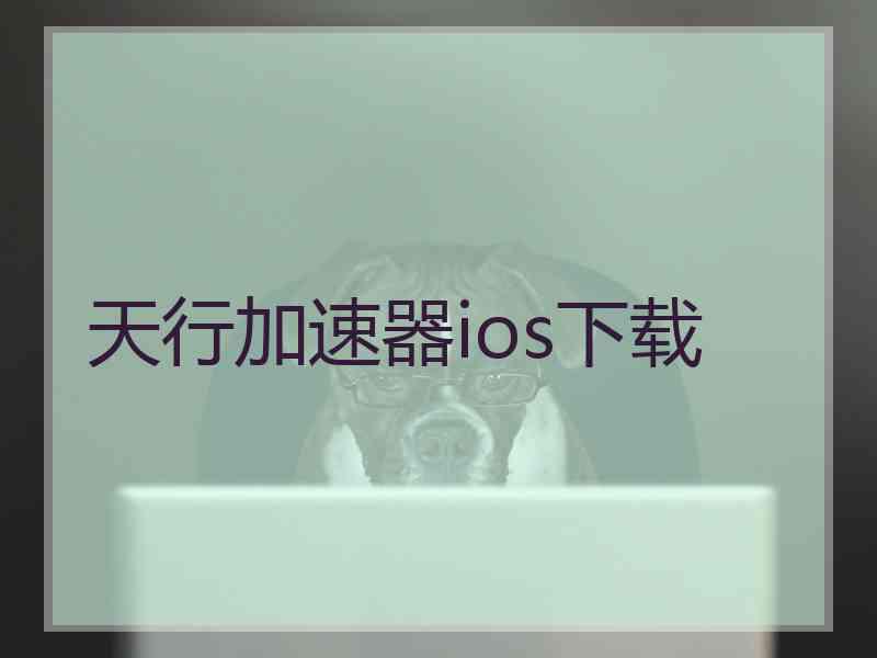 天行加速器ios下载