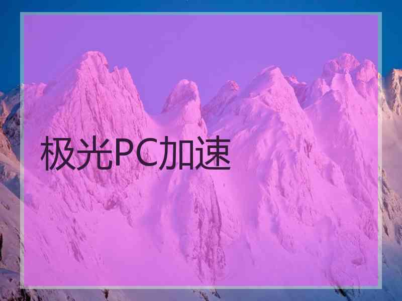 极光PC加速