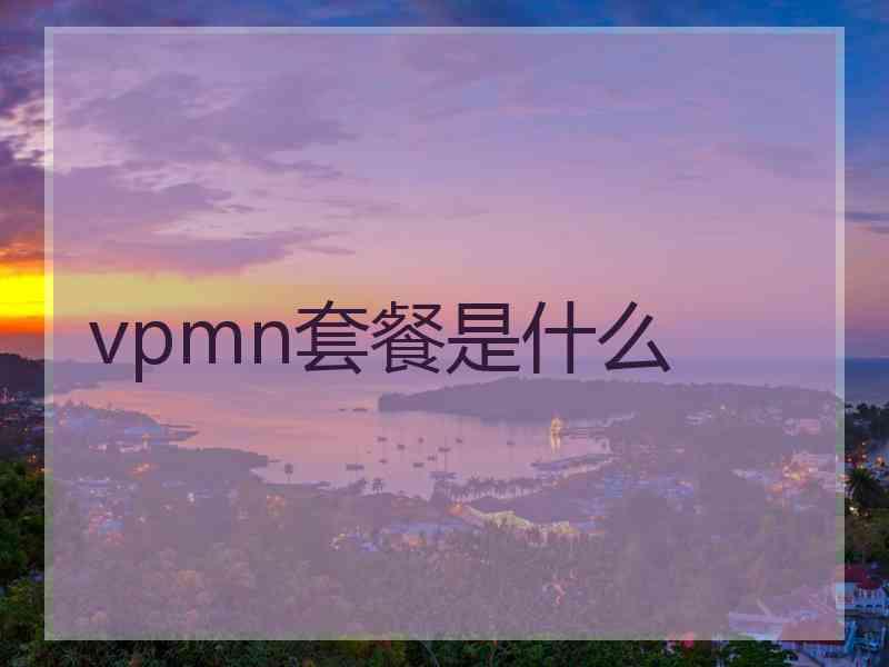 vpmn套餐是什么