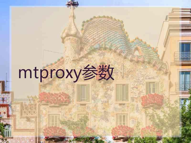 mtproxy参数