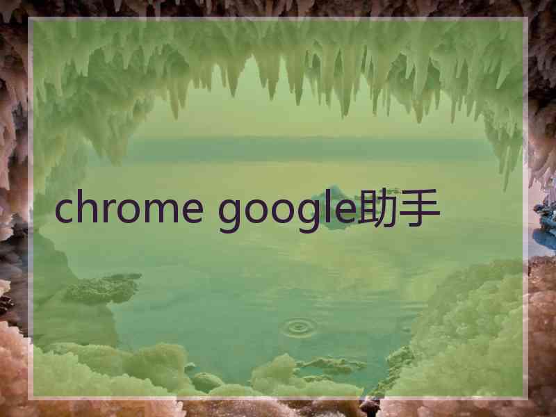 chrome google助手