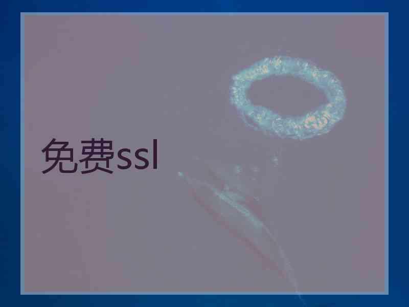 免费ssl