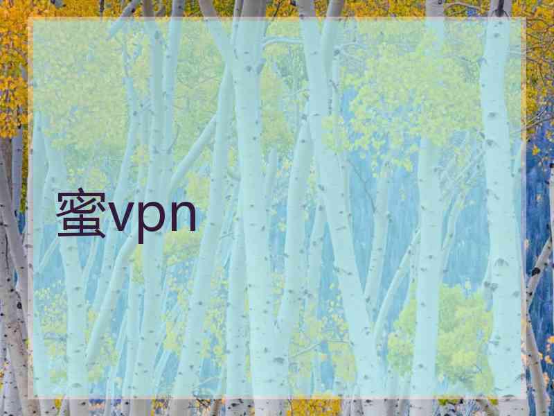 蜜vpn