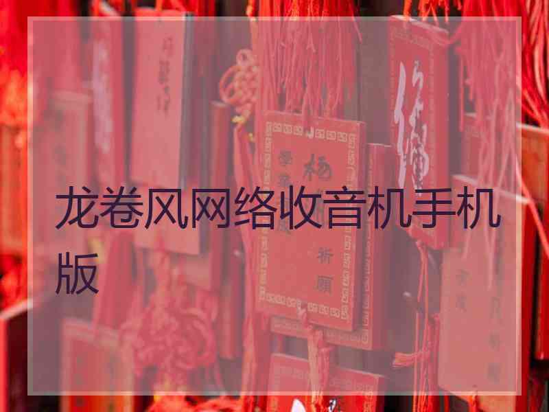 龙卷风网络收音机手机版