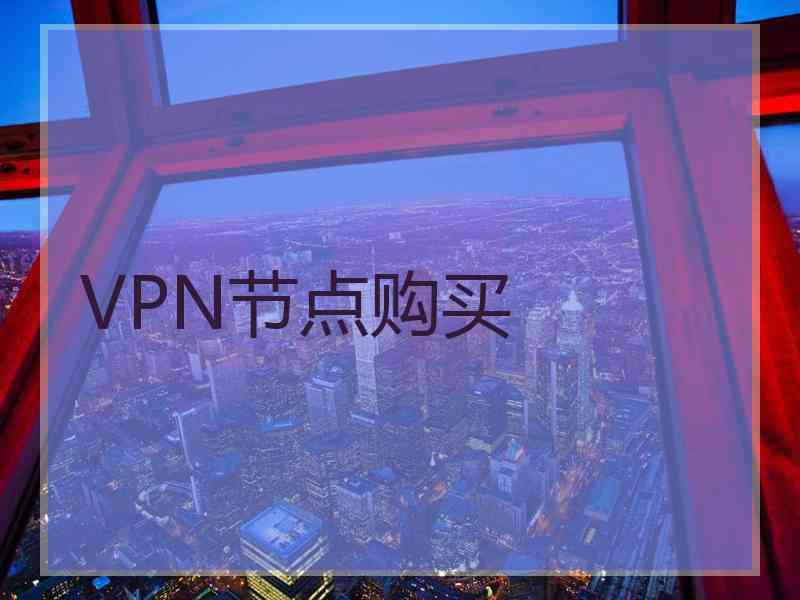 VPN节点购买