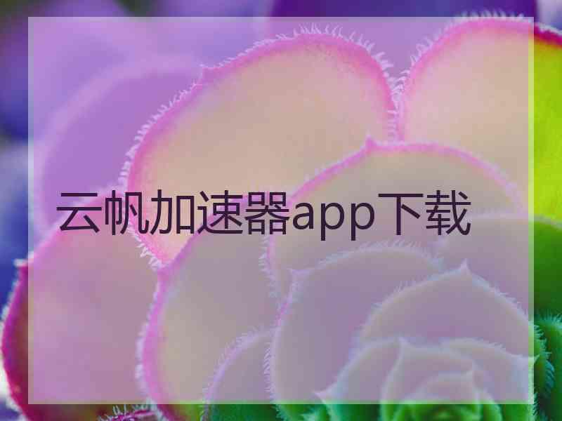 云帆加速器app下载