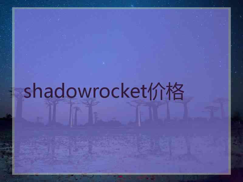 shadowrocket价格