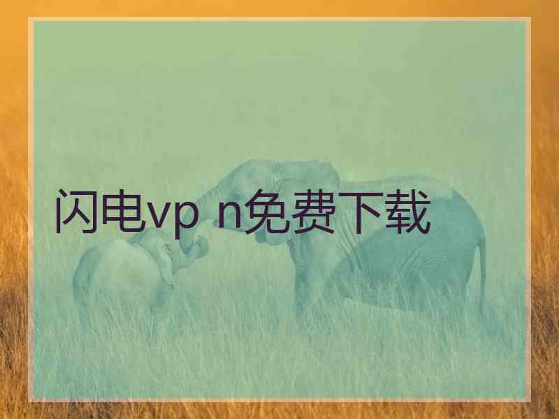 闪电vp n免费下载