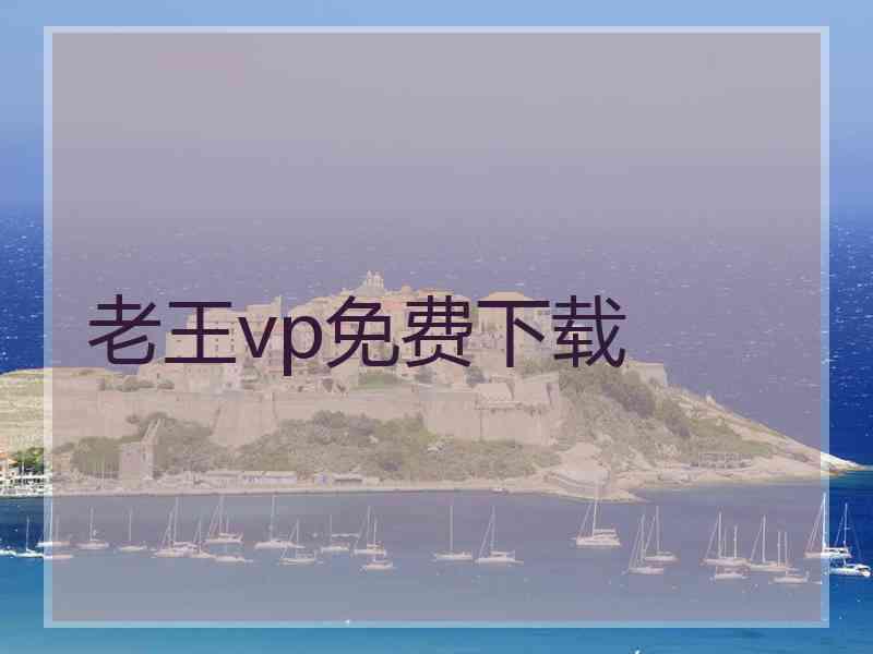 老王vp免费下载