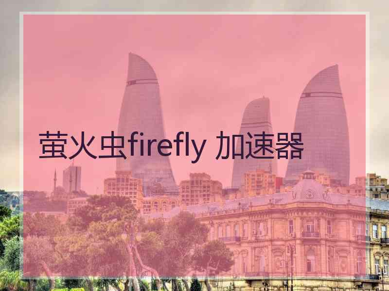 萤火虫firefly 加速器