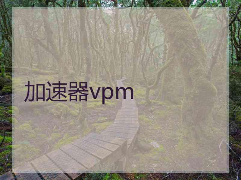 加速器vpm