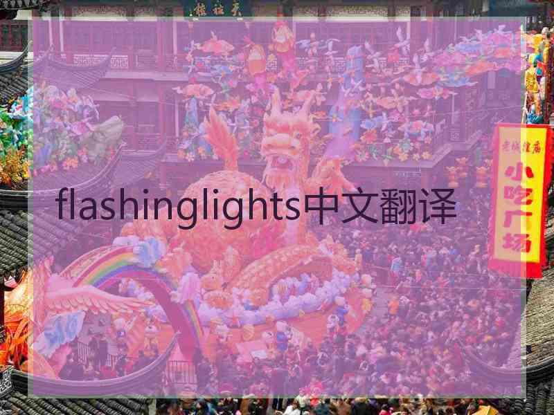 flashinglights中文翻译