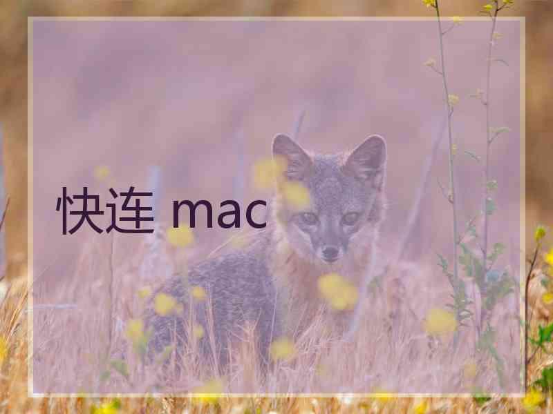 快连 mac