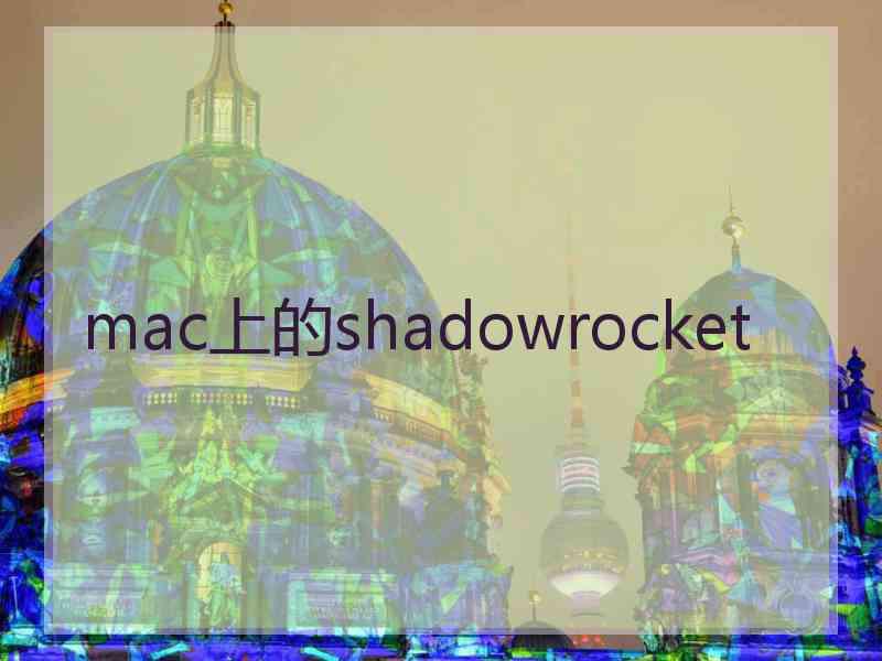 mac上的shadowrocket