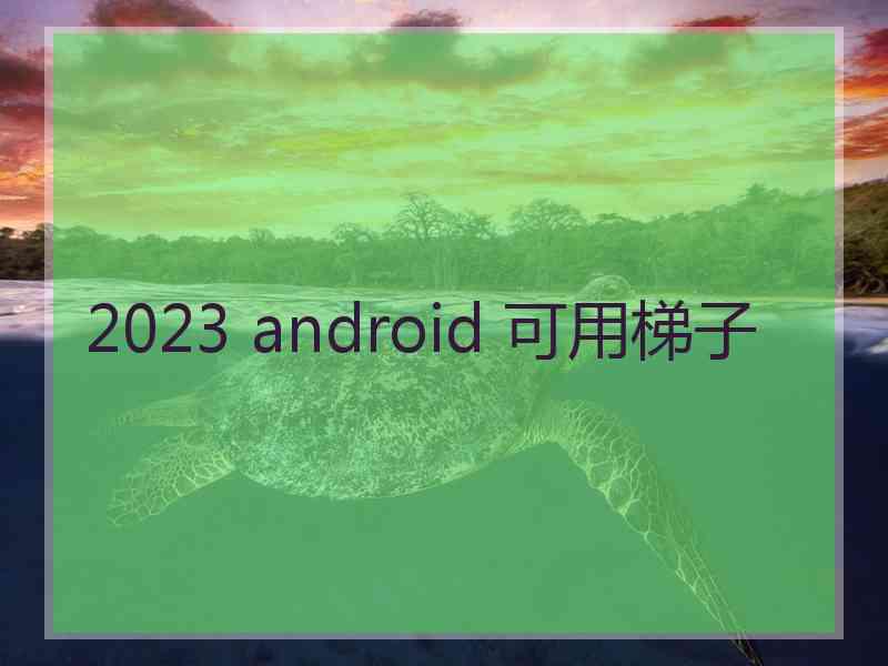 2023 android 可用梯子