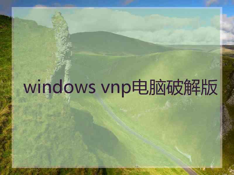 windows vnp电脑破解版