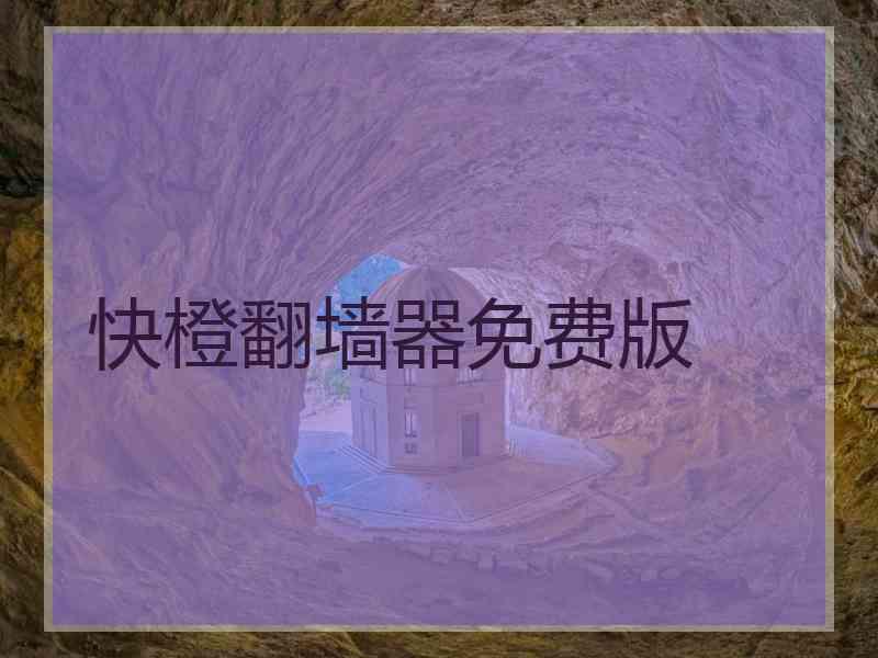 快橙翻墙器免费版