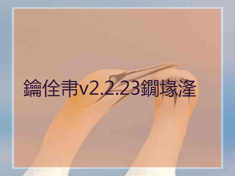 鑰佺帇v2.2.23鐗堟湰