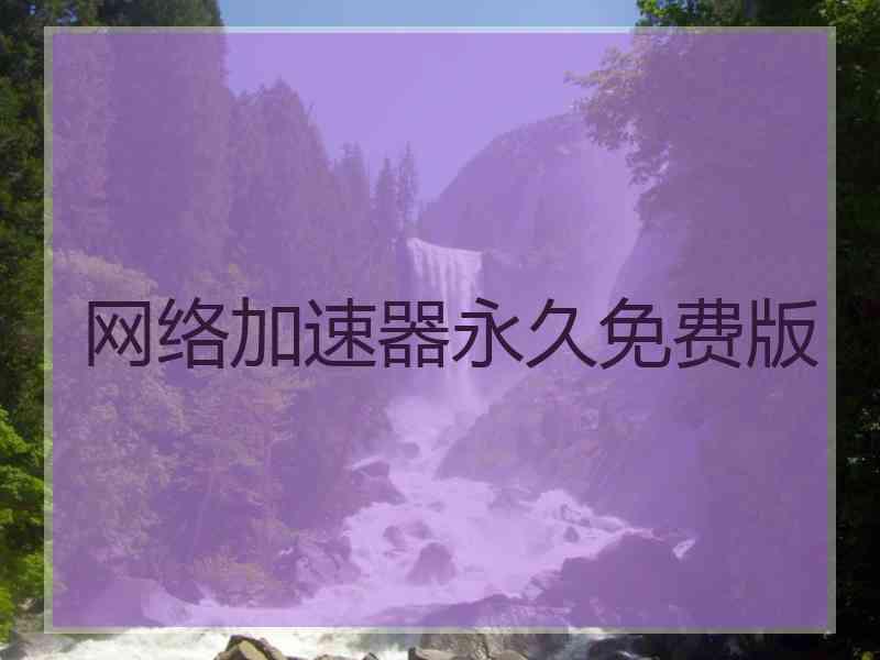 网络加速器永久免费版