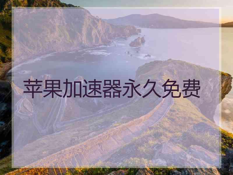 苹果加速器永久免费