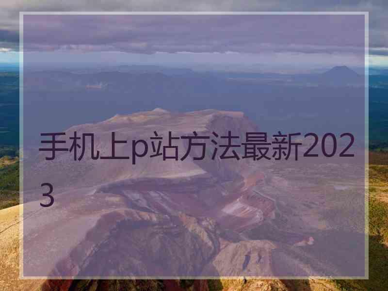 手机上p站方法最新2023