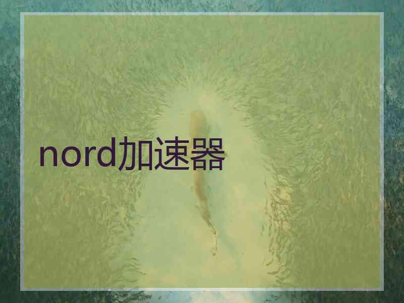 nord加速器