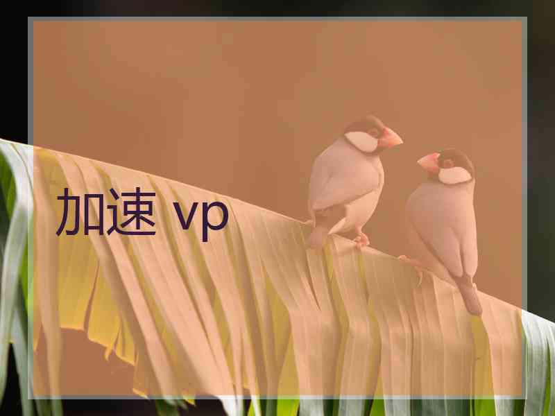 加速 vp